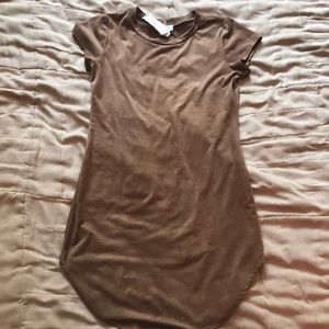 Mocha Suede Dress! NWT‼️